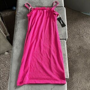 Bebe Fuchsia XL Tank Dress- NWT